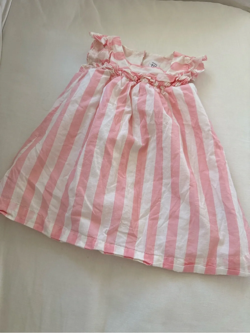 Baby Gap Pink & White Striped Summer Dress 18-24 months